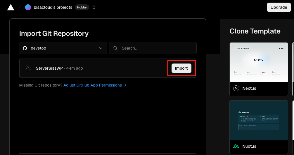 import repo