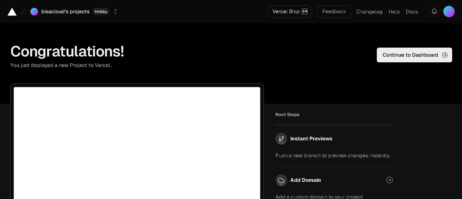deploy done