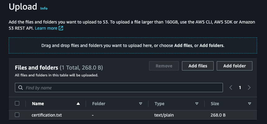 upload file