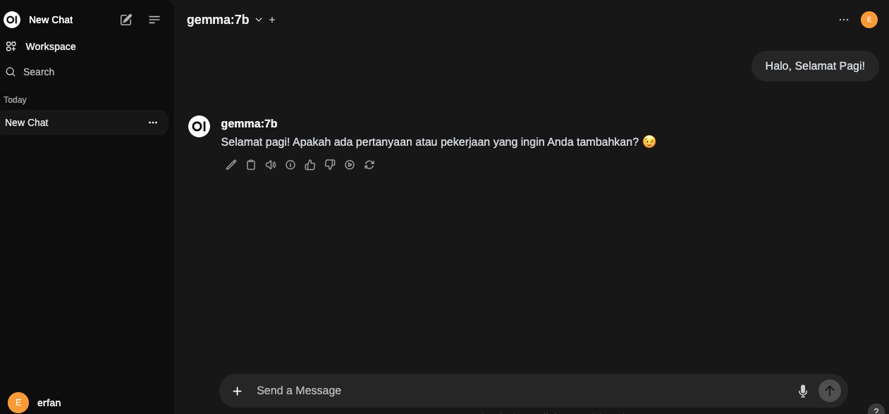 send a message