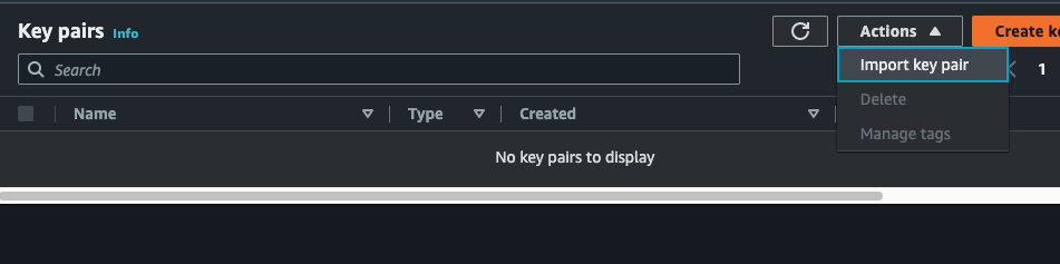 import keypair