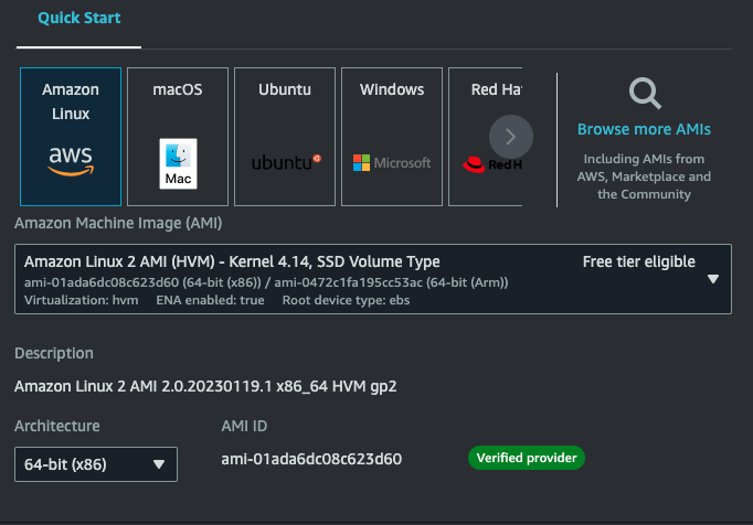 select image